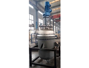 500L钛材低温反应釜已完工发往潍坊  钛材复合板